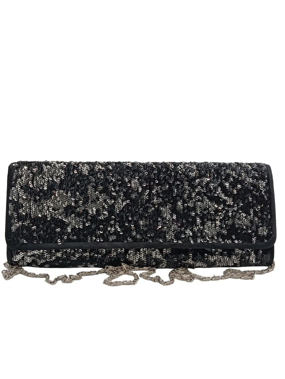 Clutches>Buffalo Clutch silberfarbenschwarz
