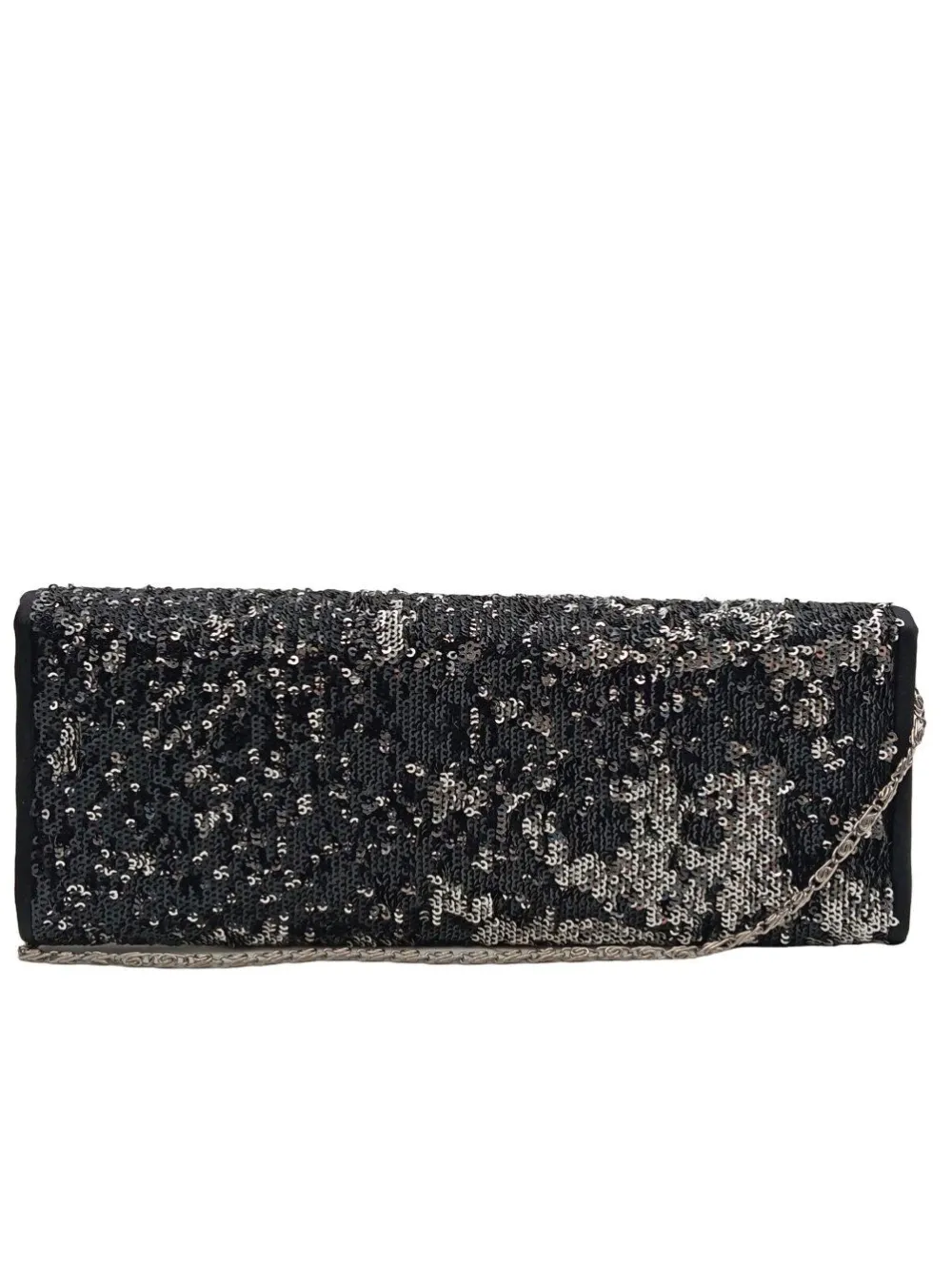 Clutches>Buffalo Clutch silberfarbenschwarz