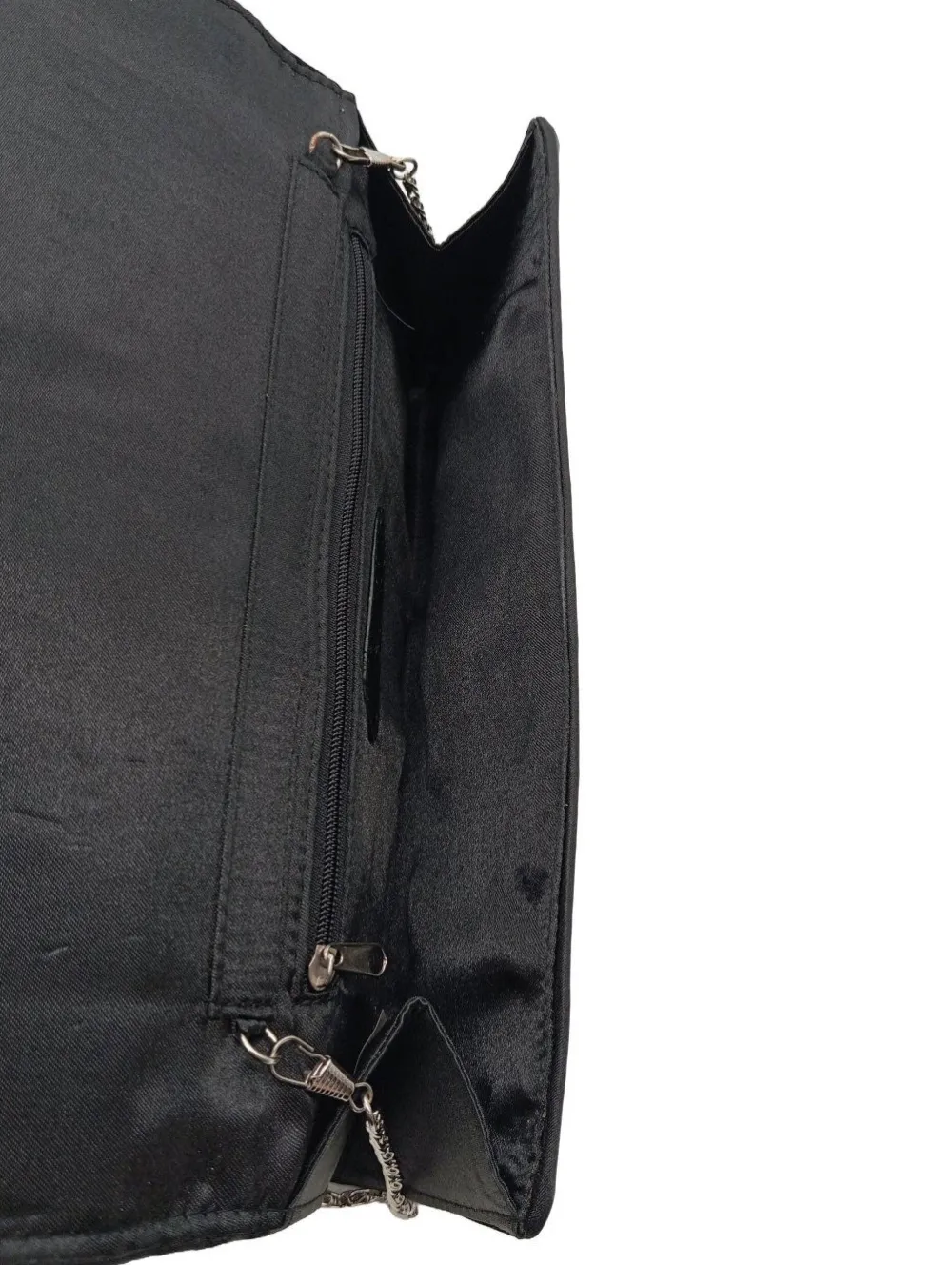 Clutches>Buffalo Clutch silberfarbenschwarz