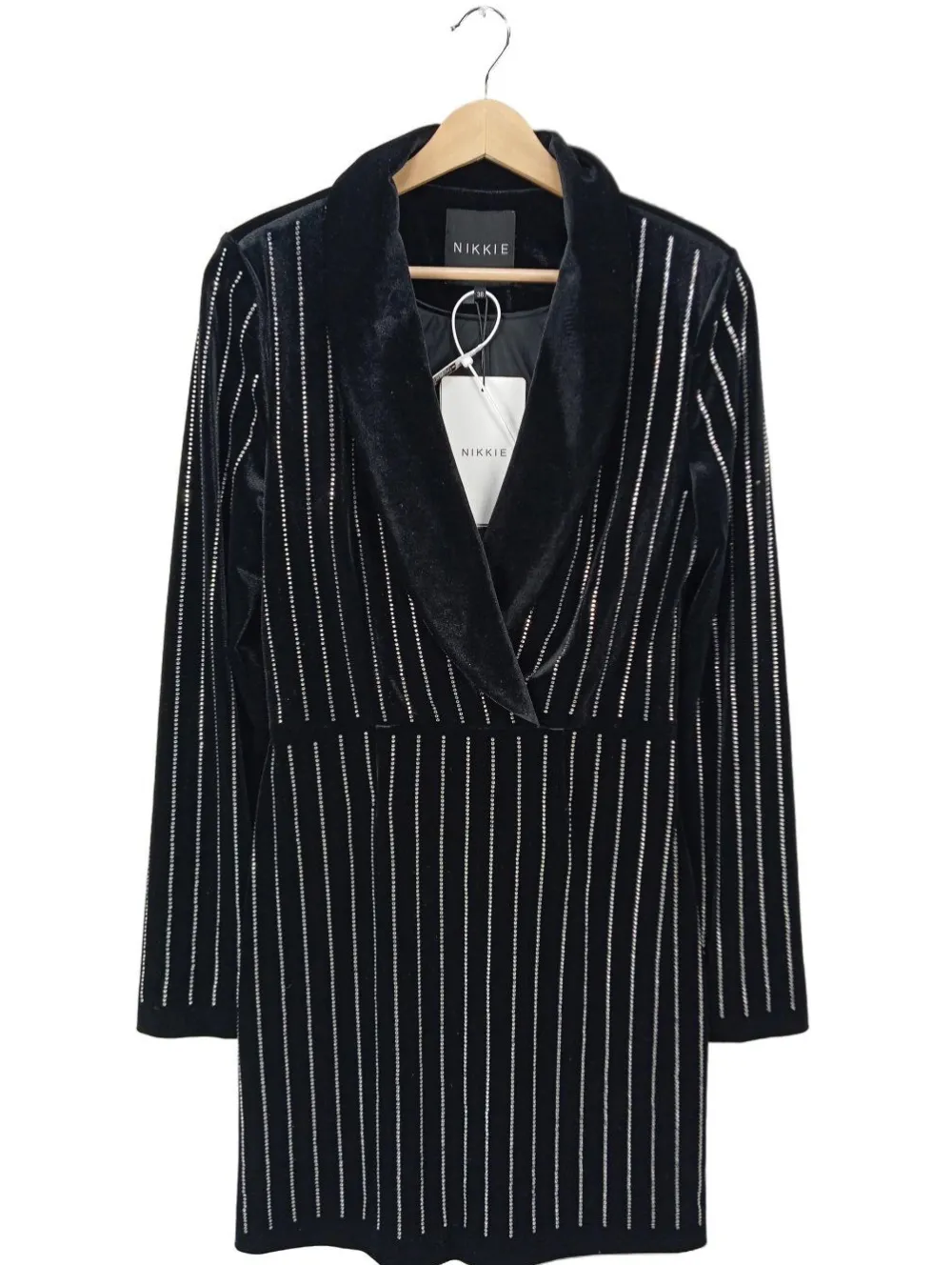 Kleider>Nikkie Cocktailkleid Größe 38 schwarz