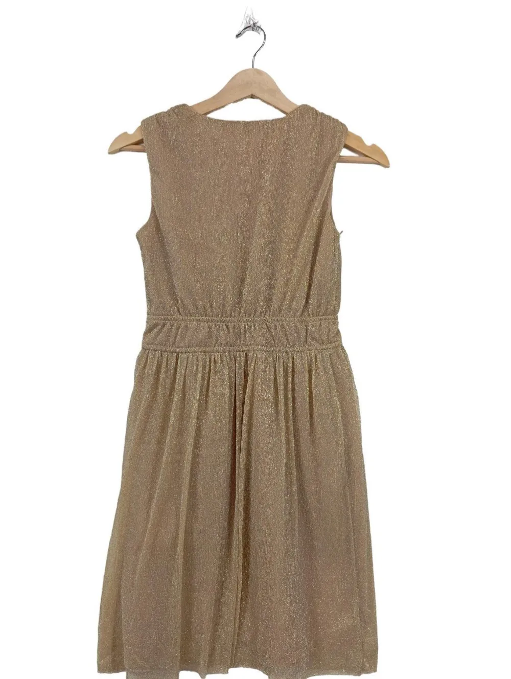 Kleider>Naf naf Cocktailkleid Größe 32 goldfarben