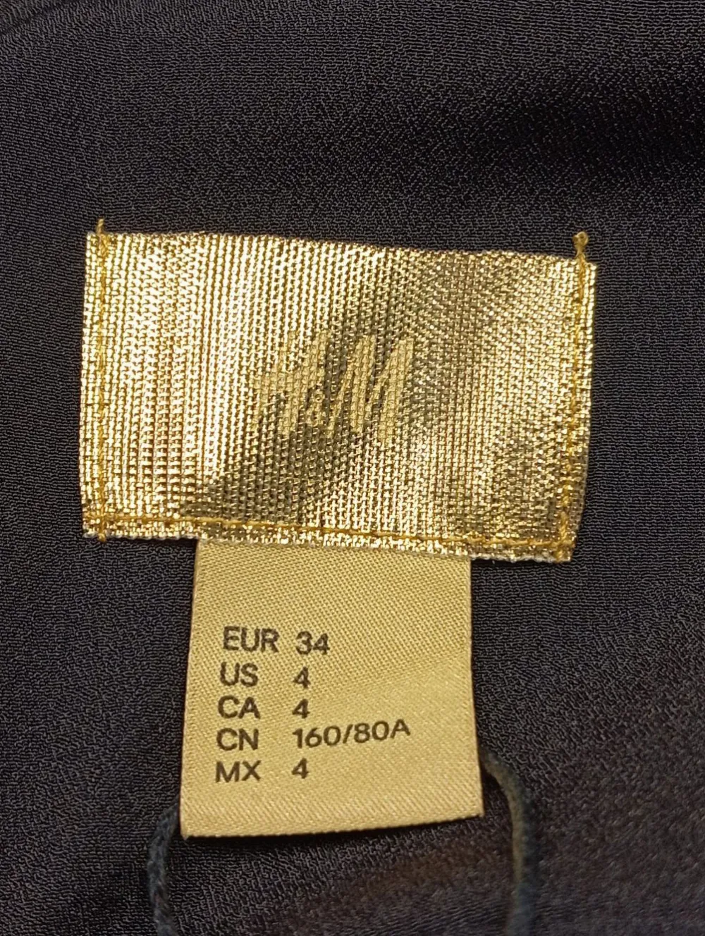 Kleider>H&M Cocktailkleid Größe 34 schwarz