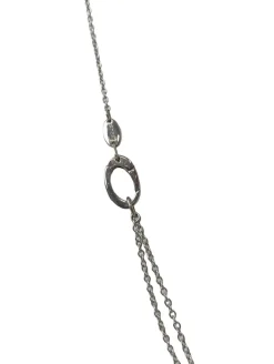 Colliers>Fossil Collier silberfarben