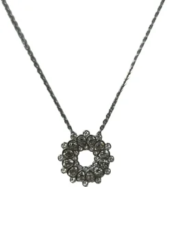 Colliers>Swarovski Collier silberfarben