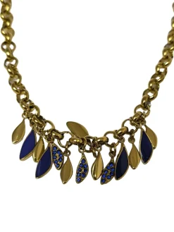 Colliers>Purelei Collier goldfarbenblau