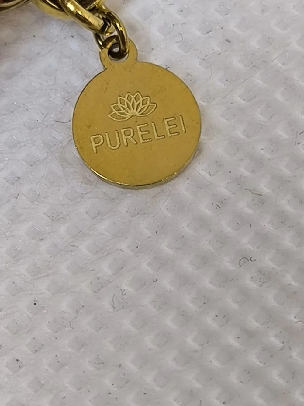 Colliers>Purelei Collier goldfarbenblau