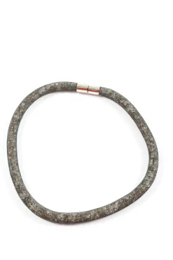 Colliers>Svarowski Collier grau