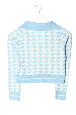 Pullover>SheIn Cropped Pullover Größe 36 blauweiß