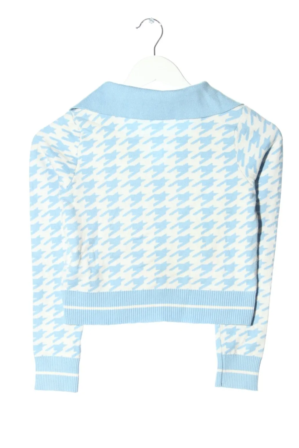 Pullover>SheIn Cropped Pullover Größe 36 blauweiß