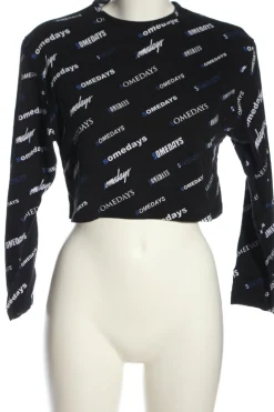 Shirts>Collusion Cropped Shirt Größe 34 schwarzweiß