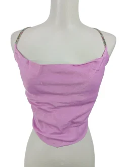 Tops>Bershka Cropped Top Größe 36 pink