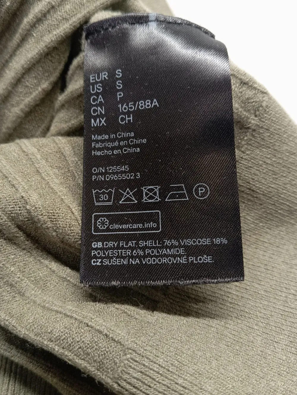 Tops>H&M Cropped Top Größe 36 khaki