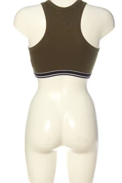 Tops>Pull & Bear Cropped Top Größe 36 khakischwarz