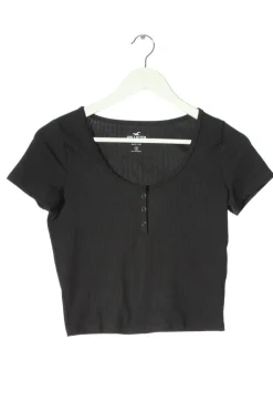 Tops>Hollister Cropped Top Größe 38 schwarz