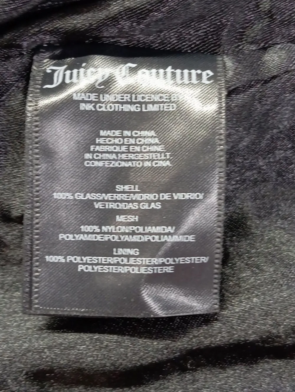 Tops>Juicy Couture Cropped Top Größe 34 silberfarben