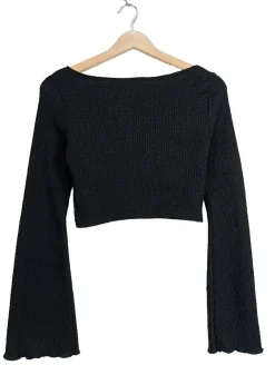 Tops>SheIn Cropped Top Größe 36 schwarz