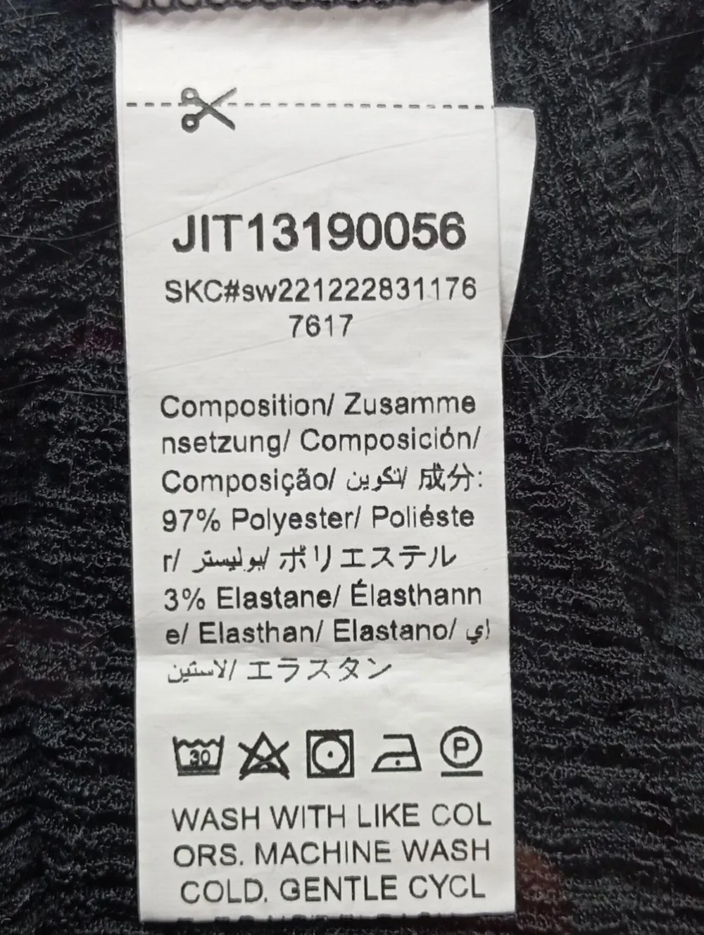 Tops>SheIn Cropped Top Größe 36 schwarz