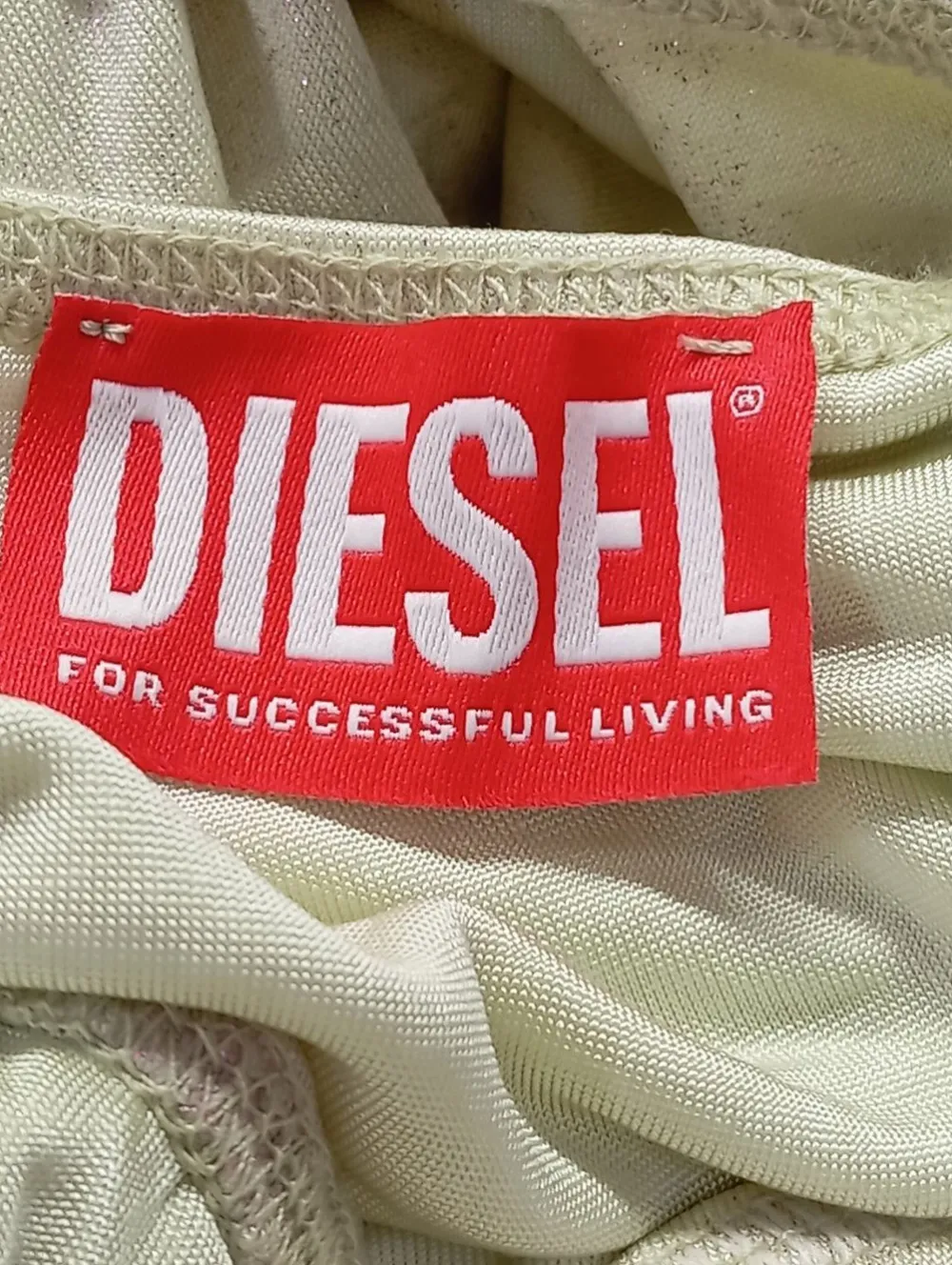 Kleider>Diesel Cut-Out-Kleid Größe 36 goldfarben