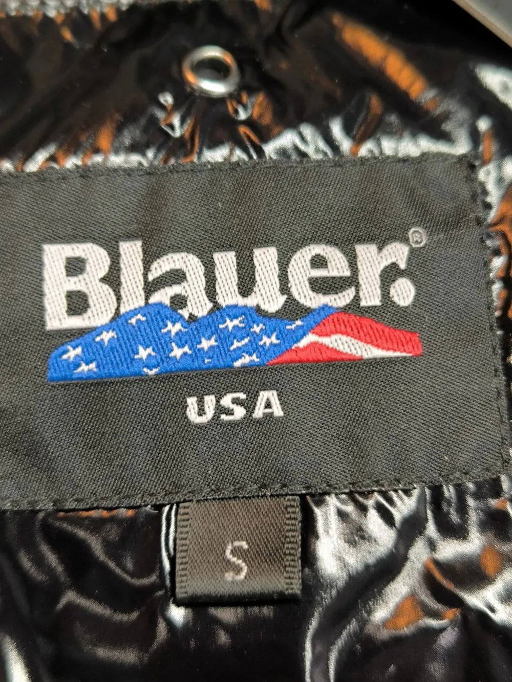 Daunenjacke Größe 36-Blauer Clearance