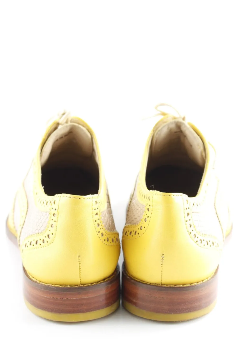 Businessschuhe>Cole Haan Derby Größe 38 beigedunkelgelb