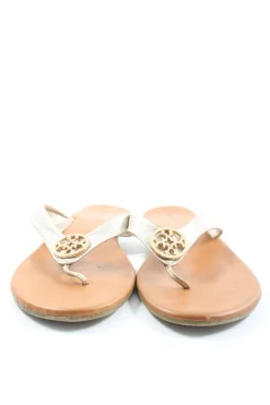 Sandalen>Graceland Dianette-Sandalen Größe 37 silberfarbenbraun