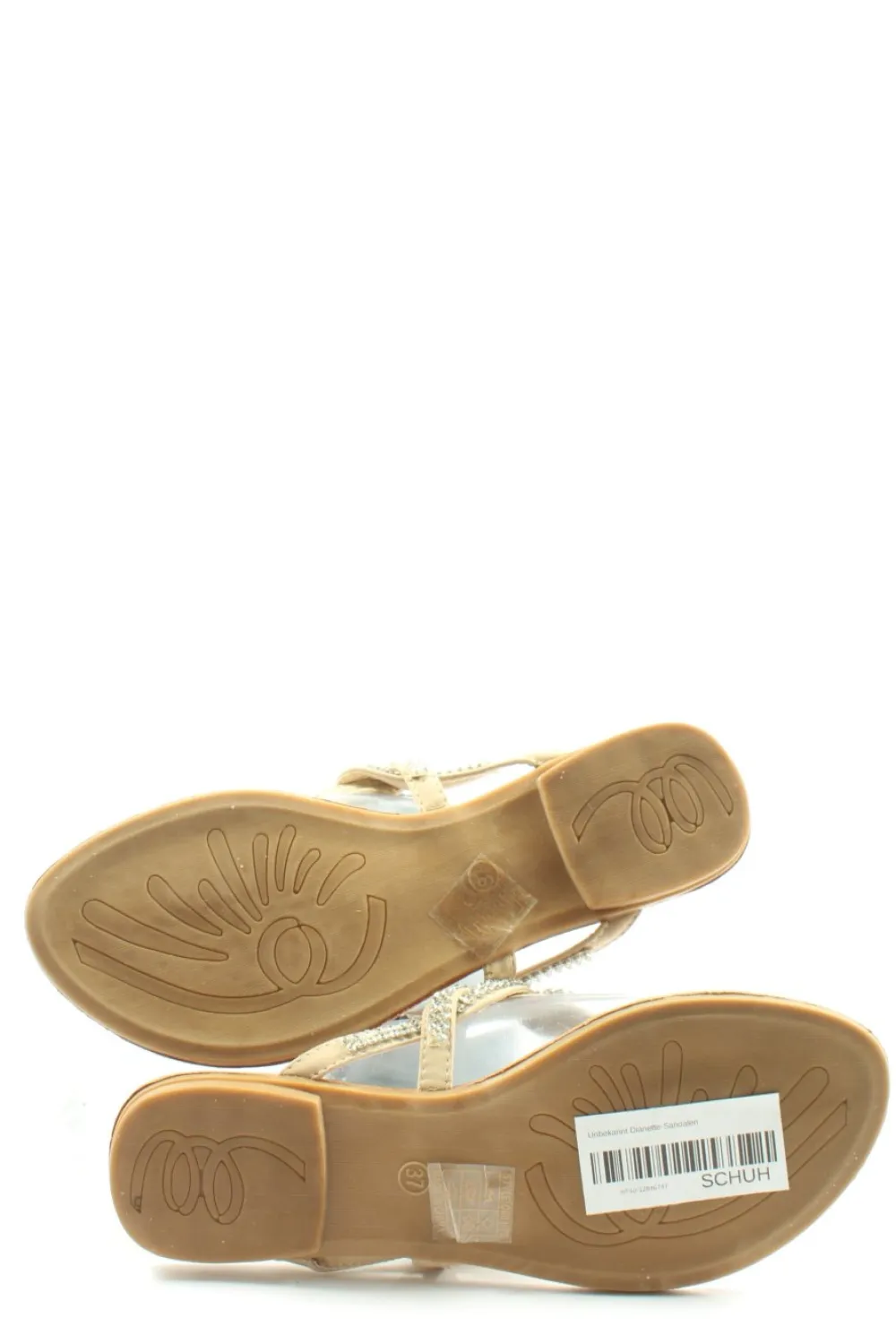 Sandalen>auren Dianette-Sandalen Größe 37 cremesilberfarben