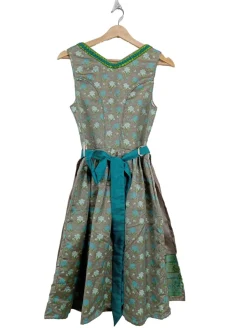 Trachtenmode>Alpin Dirndl Größe 34 brauntürkis