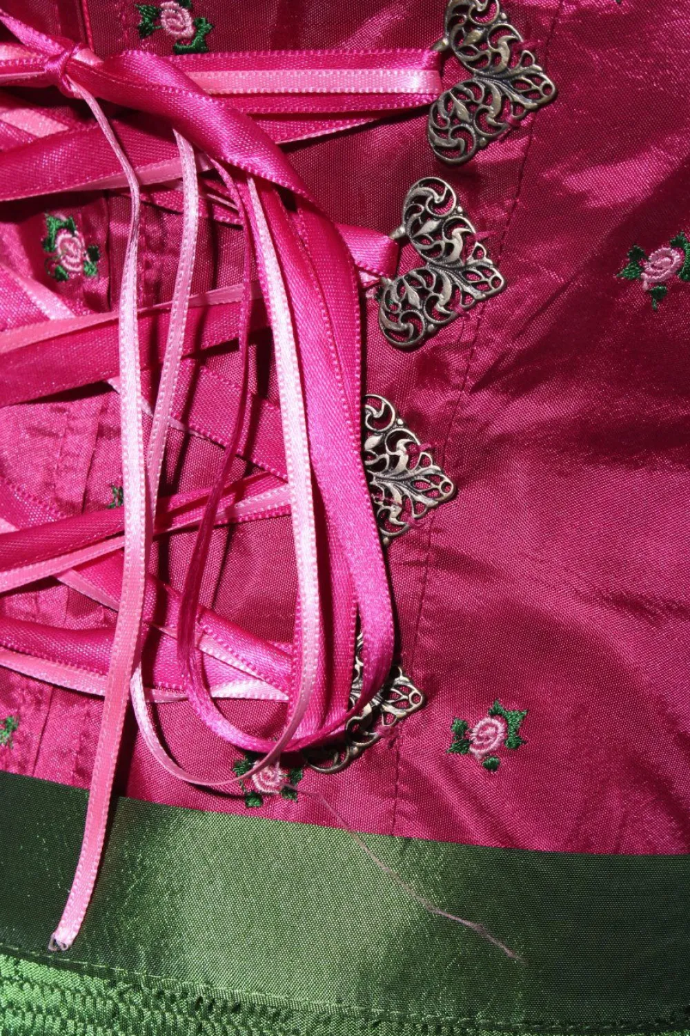 Trachtenmode>Angermaier Dirndl Größe 32 pinkgrün