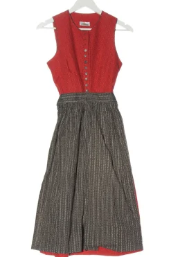 Trachtenmode>Almsach Dirndl Größe 34 rotkhaki