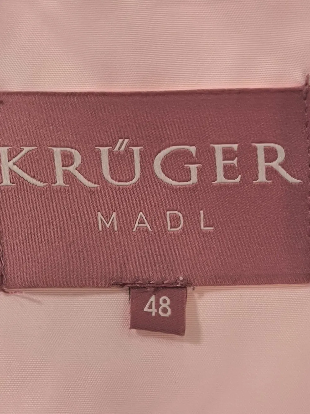 Trachtenmode>Kru00fcger Dirndl Größe 48 hellorangepink