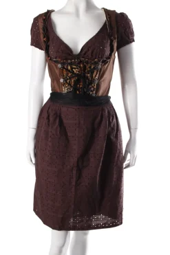 Trachtenmode>Vele Landmaedels Dirndl Größe 36 braunschwarz