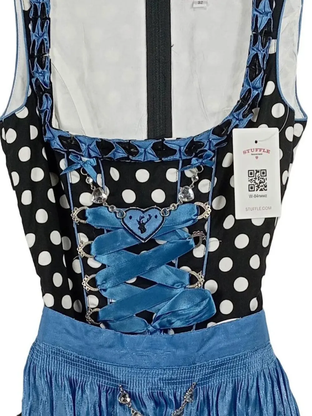 Trachtenmode> Dirndl Größe 32 mehrfarbig