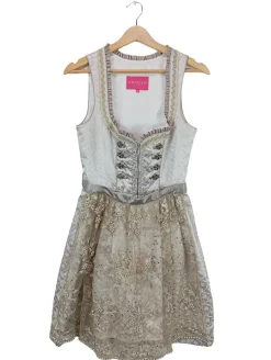 Trachtenmode>Kru00fcger MADL Dirndl Größe 34 hellgrauwollweiß