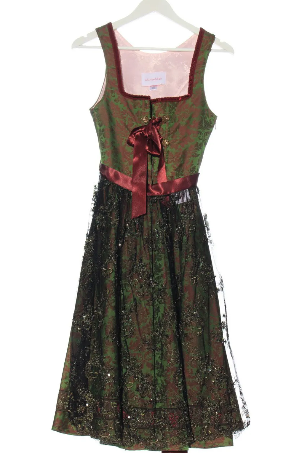 Trachtenmode>schmittundschafer Dirndl Größe 36 grünrot