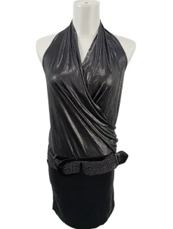 Tops>Forever 21 Empire Waist Top Größe 38 schwarz