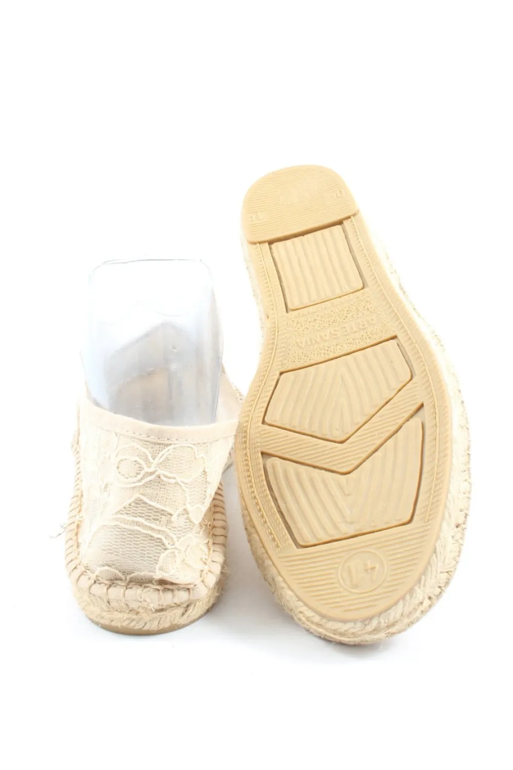 Sandalen>Artesania Espadrilles-Sandalen Größe 41 wollweiß