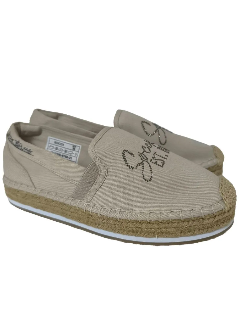 Sandalen>Soccx Espadrilles-Sandalen Größe 39 wollweiß