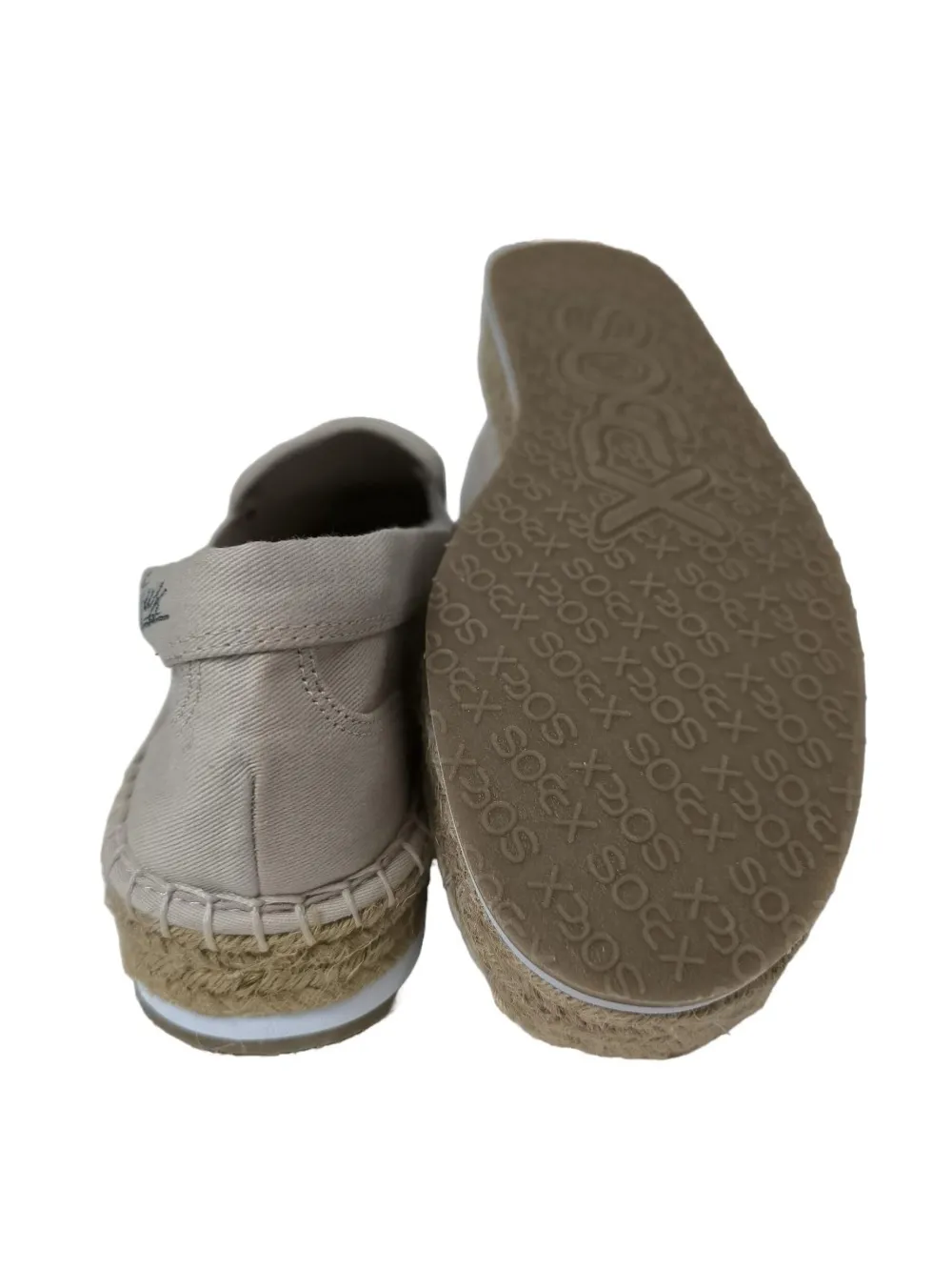 Sandalen>Soccx Espadrilles-Sandalen Größe 39 wollweiß