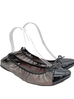 Ballerinas>Butterfly twists faltbare Ballerinas Größe 39 silberfarbenschwarz