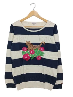 Feinstrickpullover Größe 38-MONACO blue Hot