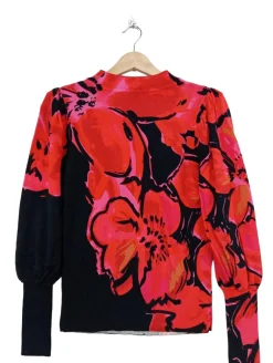 Pullover>Alba Moda Feinstrickpullover Größe 34 rotschwarz