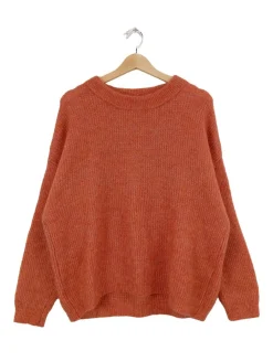 Pullover>Gestuz Feinstrickpullover Größe 42 braun