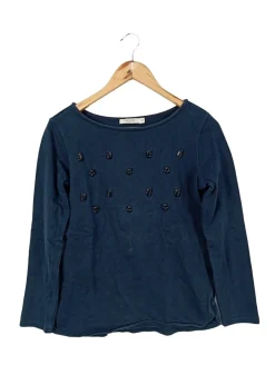 Pullover>TARANKO Feinstrickpullover Größe 36 blau