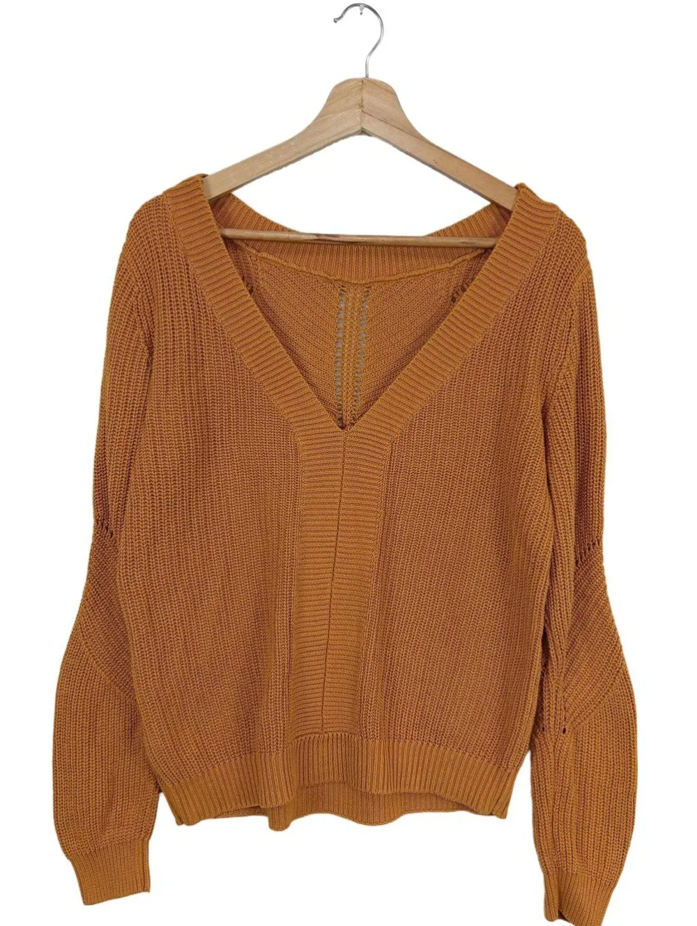 Pullover>Noisy May Feinstrickpullover Größe 38 braun