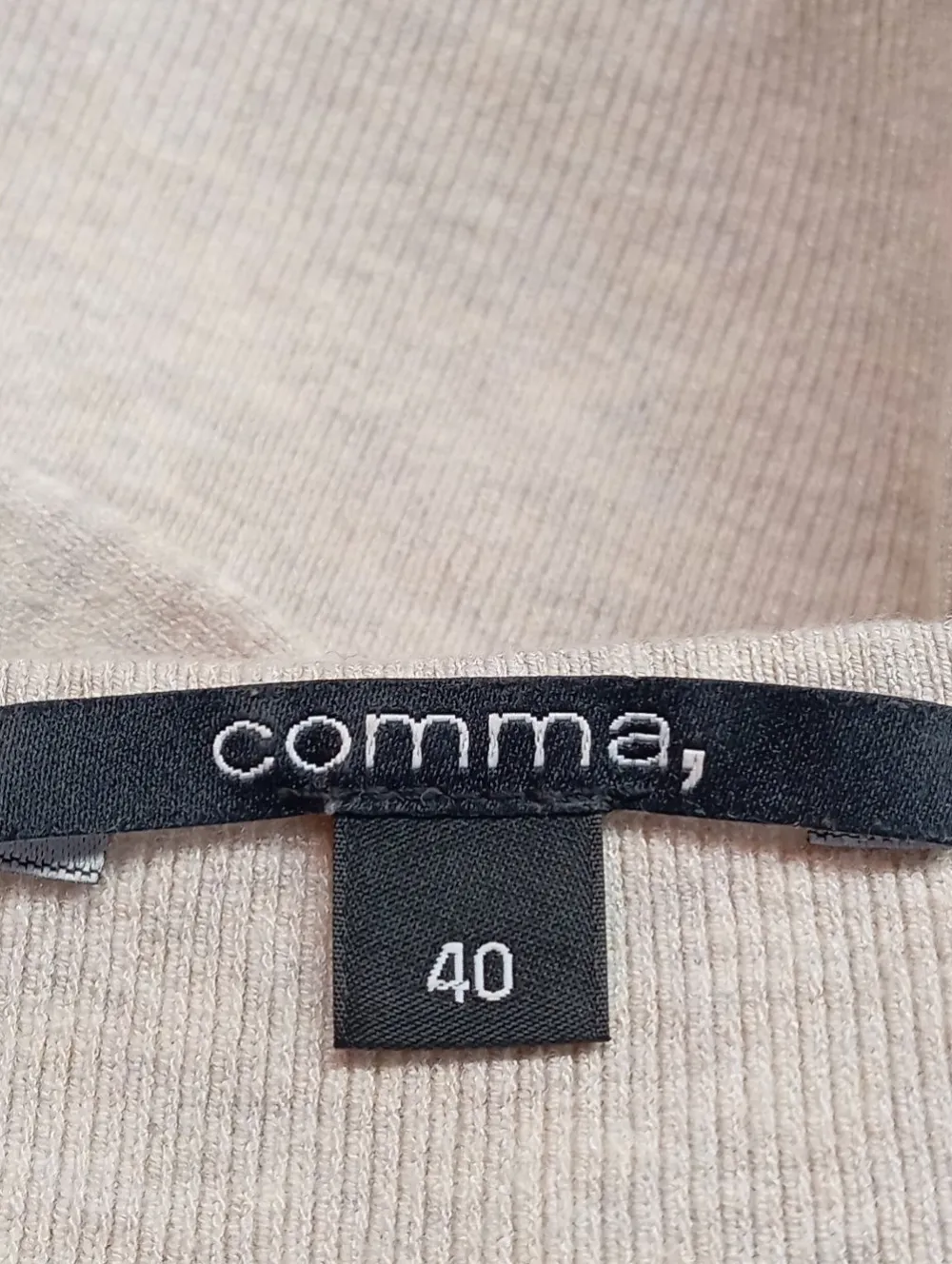 Pullover>Comma Feinstrickpullover Größe 40 wollweiß