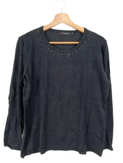 Pullover>Fabiani Feinstrickpullover Größe 40 hellgrau