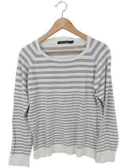 Pullover>LAFAYETTE COLLECTION Feinstrickpullover Größe 38 weißhellgrau