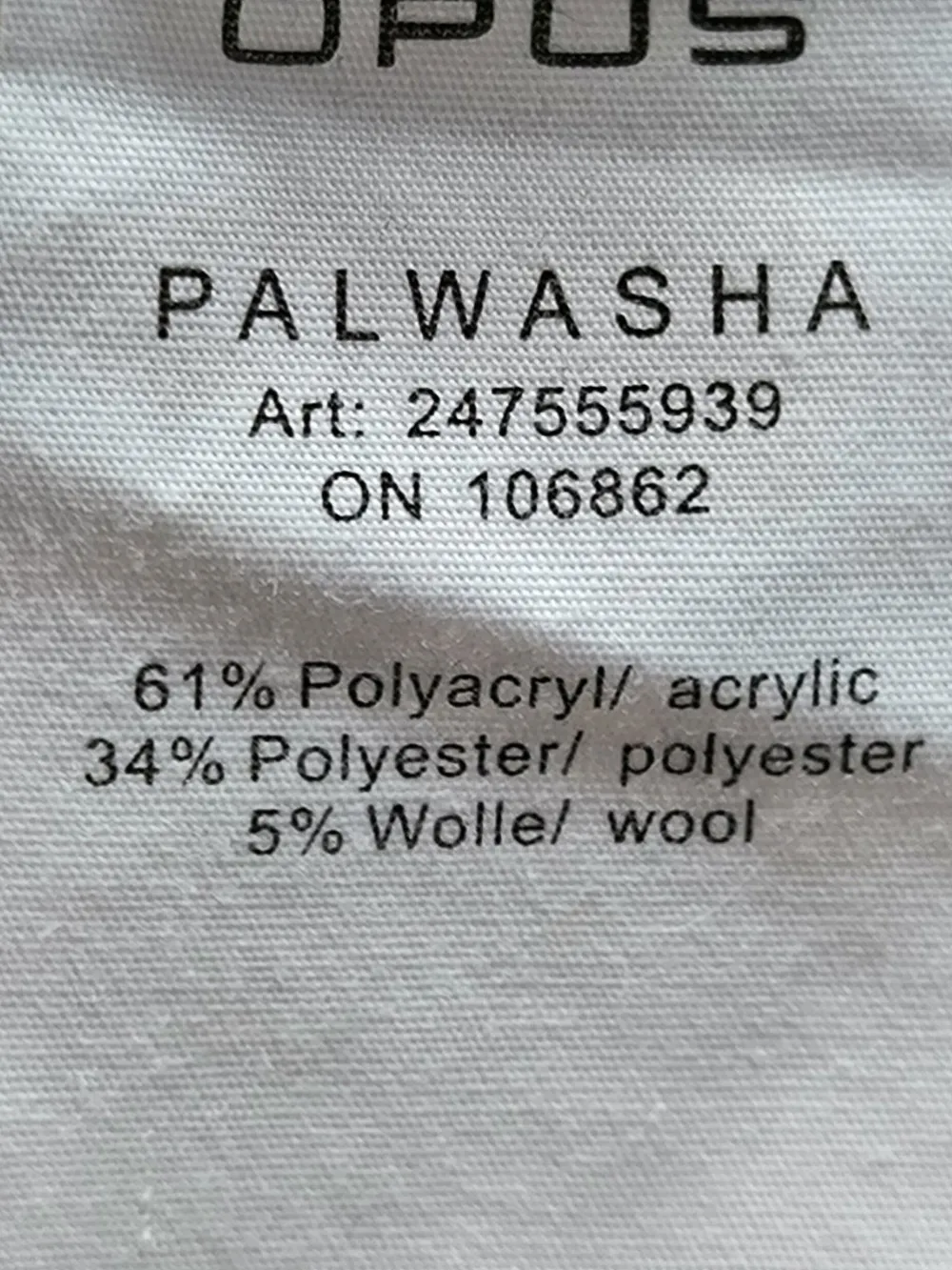 Feinstrickpullunder Größe 38-Opus Best