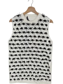 Pullunder>Thakoon Feinstrickpullunder Größe 36 weißschwarz