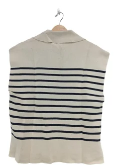 Pullunder>Selected Feinstrickpullunder Größe 42 wollweißschwarz